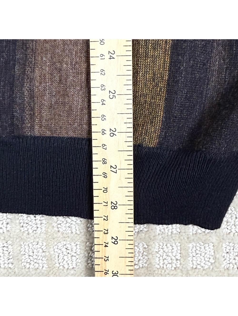 Modango Made In Italy Pattern Knit Sweater L - Picture 5 of 7